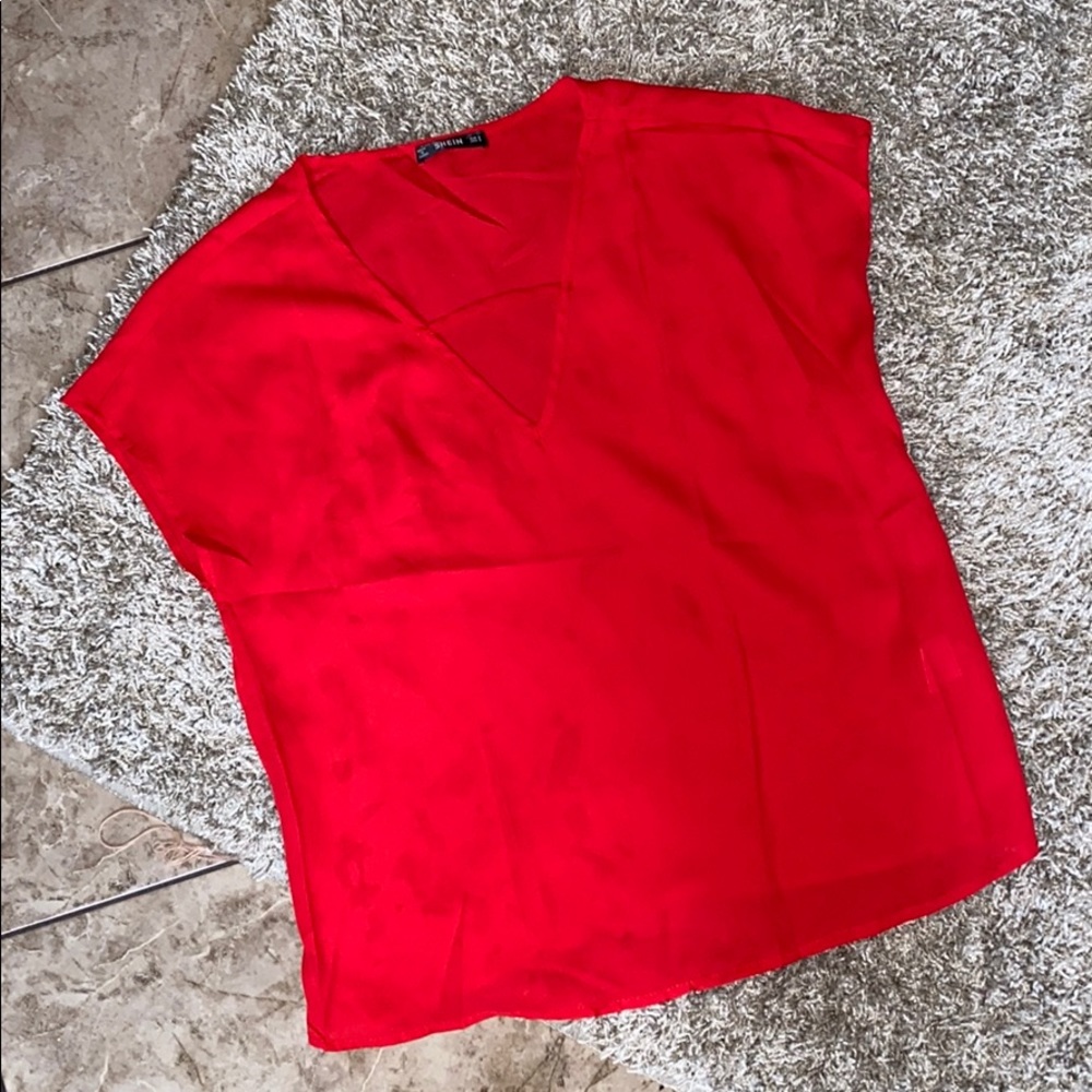 Shein Red Top